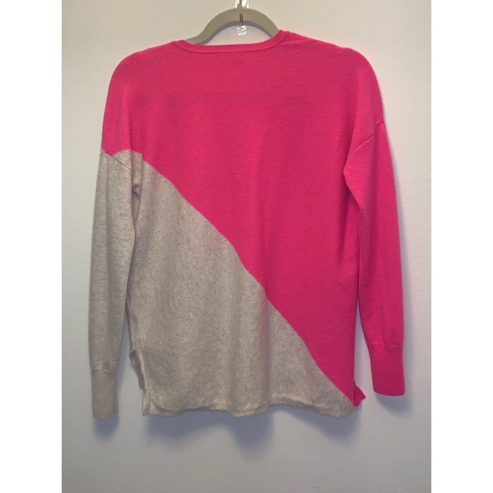 Lilly Pulitzer 100% Cashmere Color Block Sweater - Picture 2 of 4